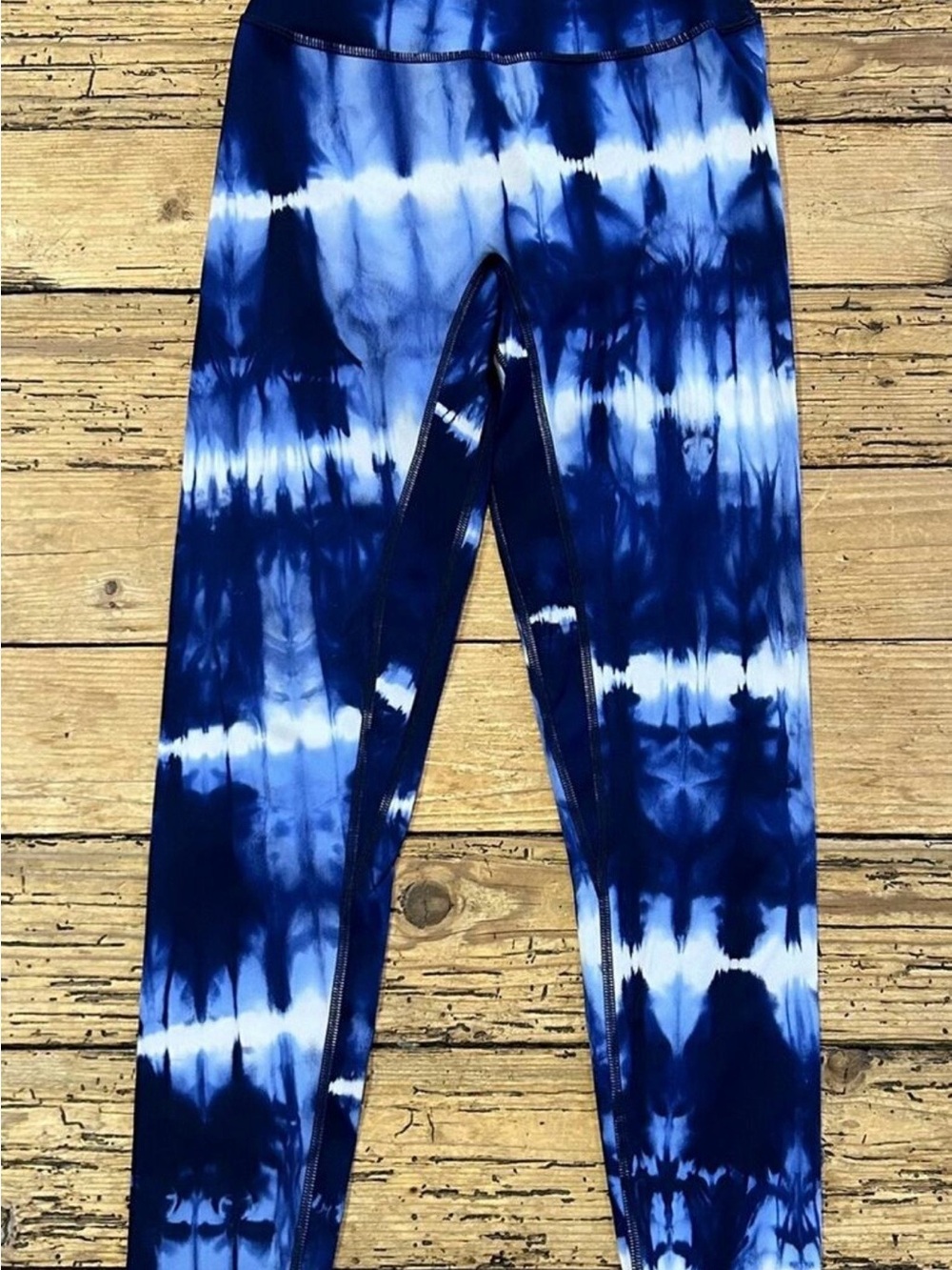 ZYIA Blue Tie-Dye Capris